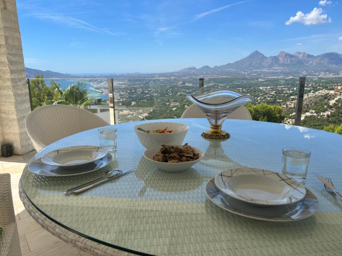 Villa Aleandra Con Maravillosas Vistas Al Mar! Altea Exterior foto